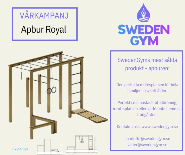 SwedenGyms mest sålda produkt – Apburen!